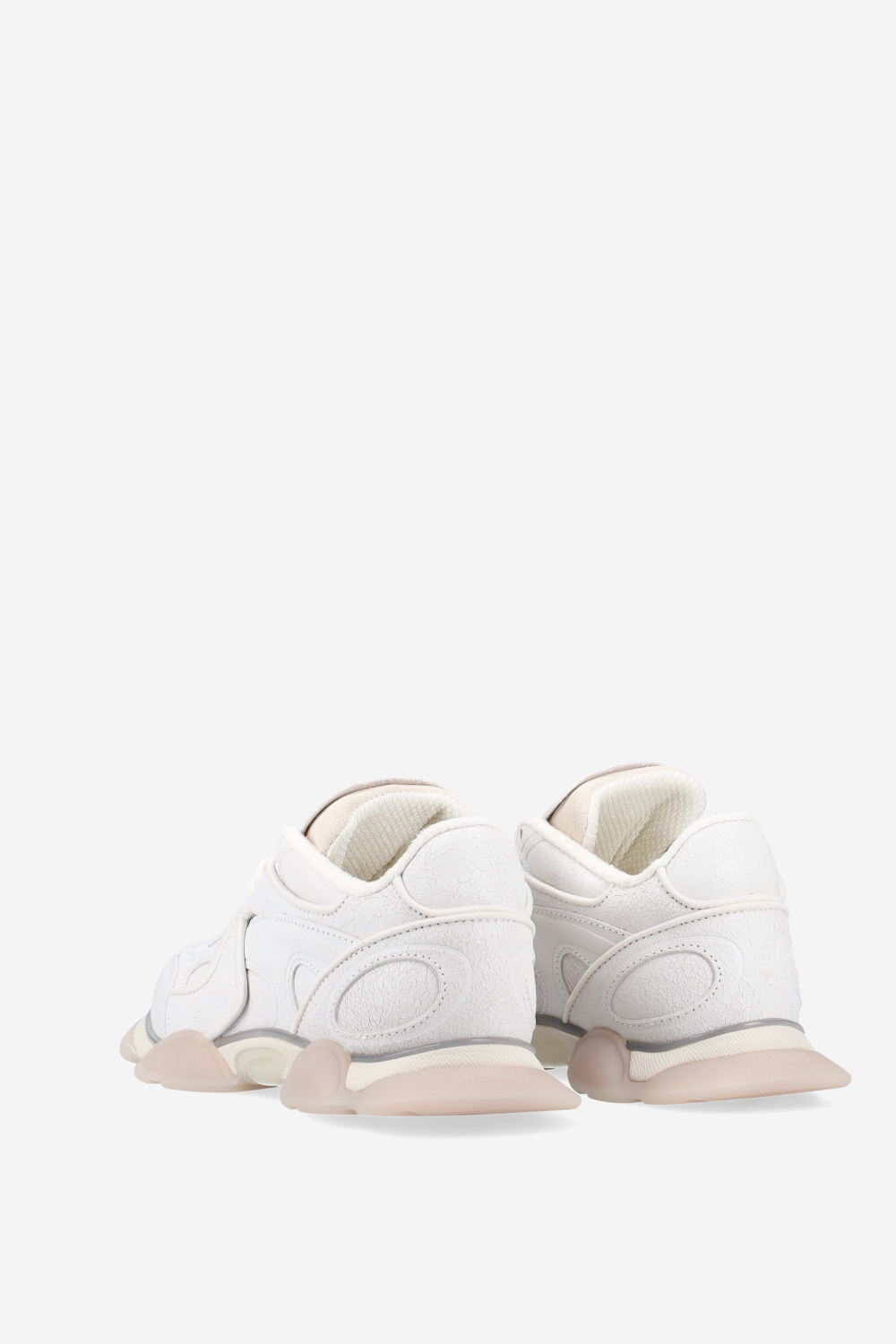 Eris crackled leather sneaker