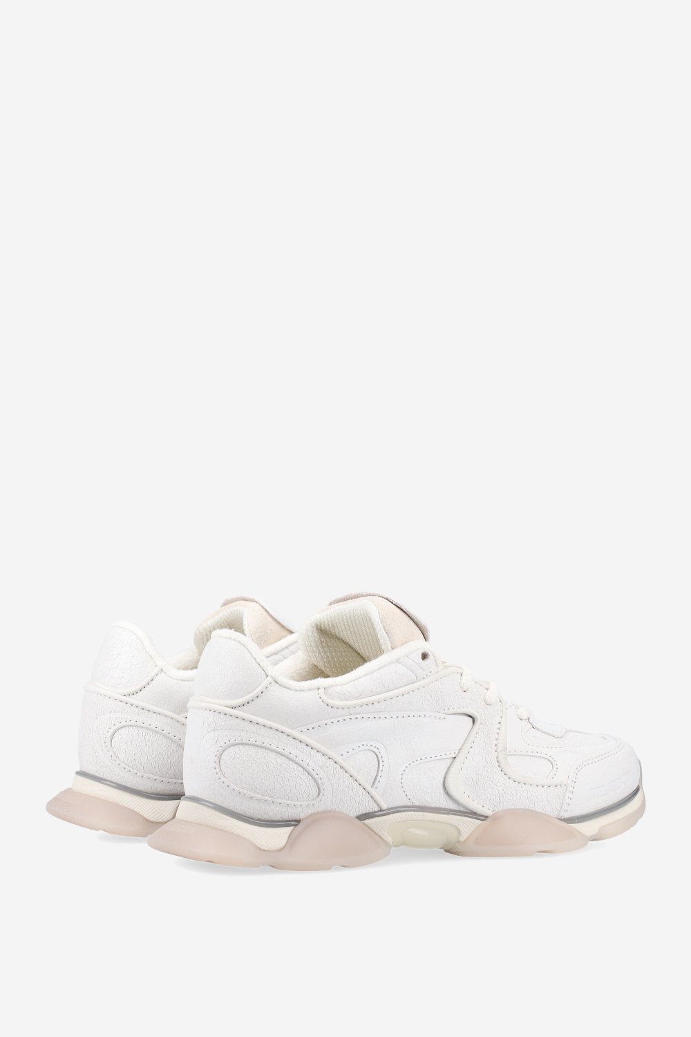 Eris crackled leather sneaker