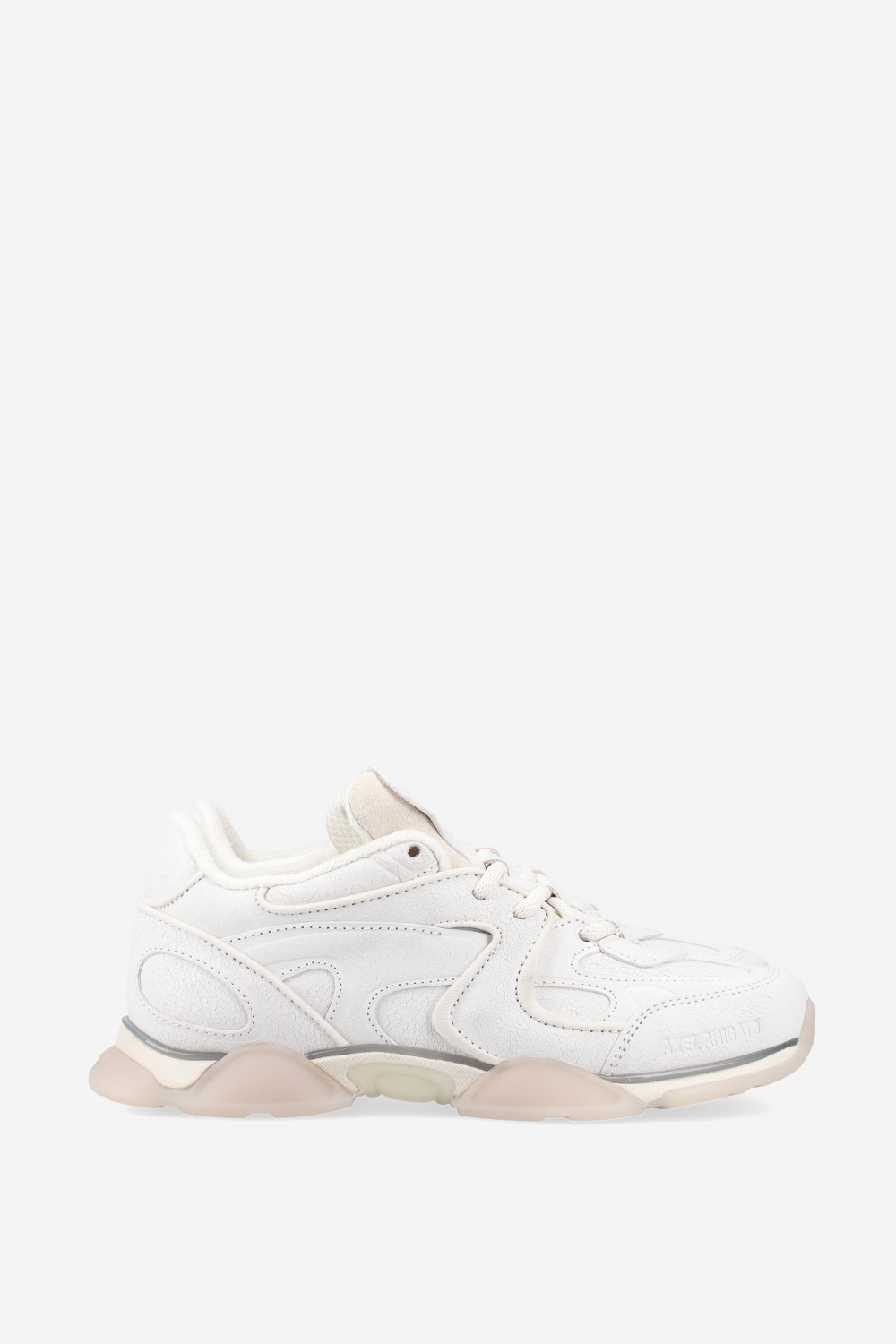 Eris crackled leather sneaker