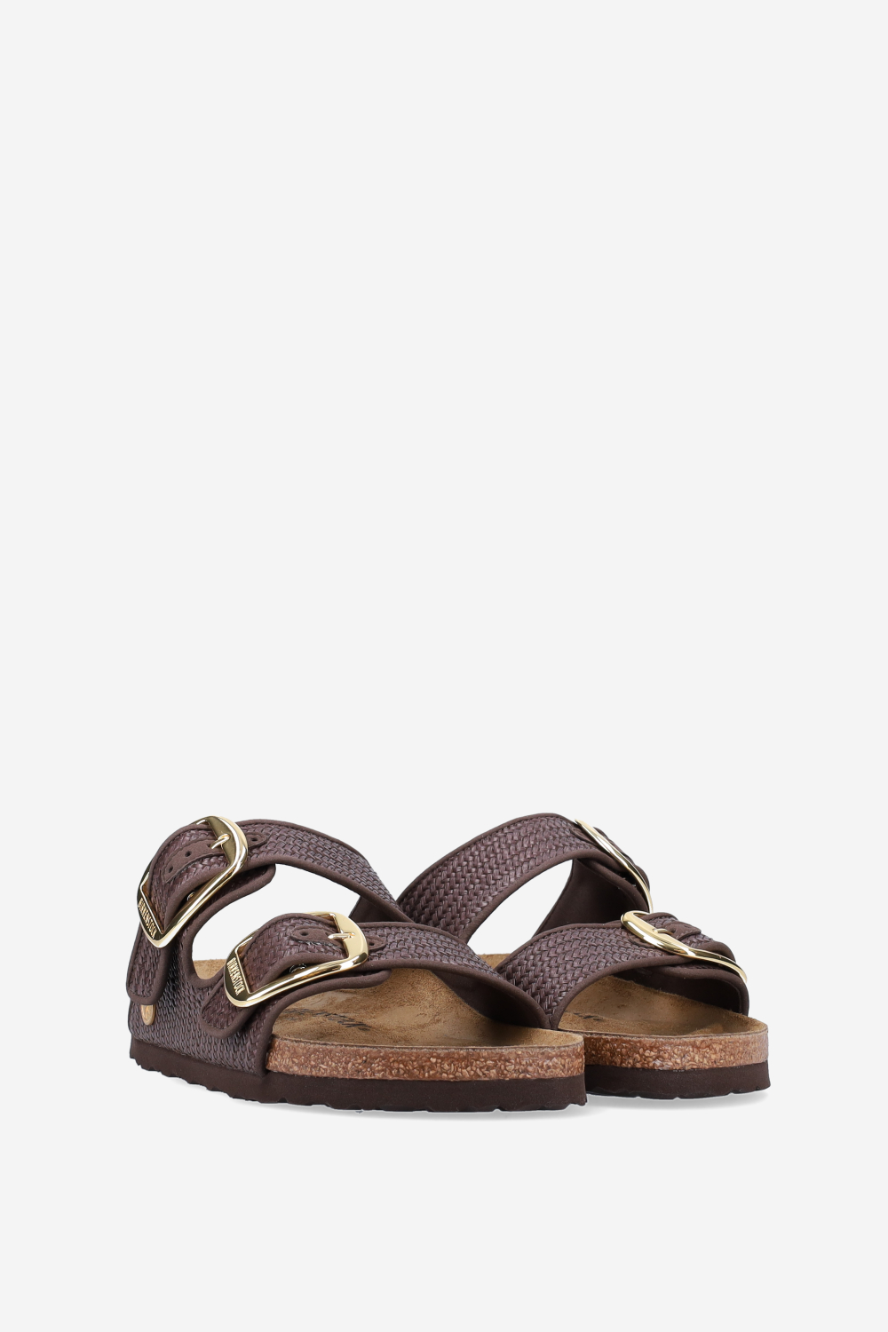 Arizona big buckle raffia sandals