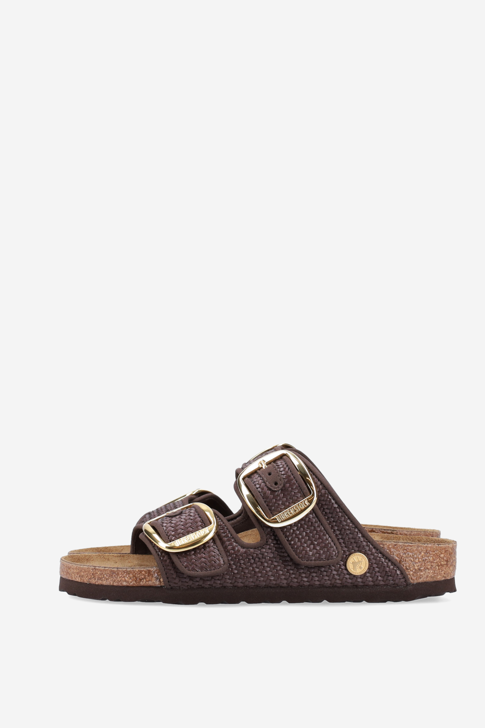 Arizona big buckle raffia sandals