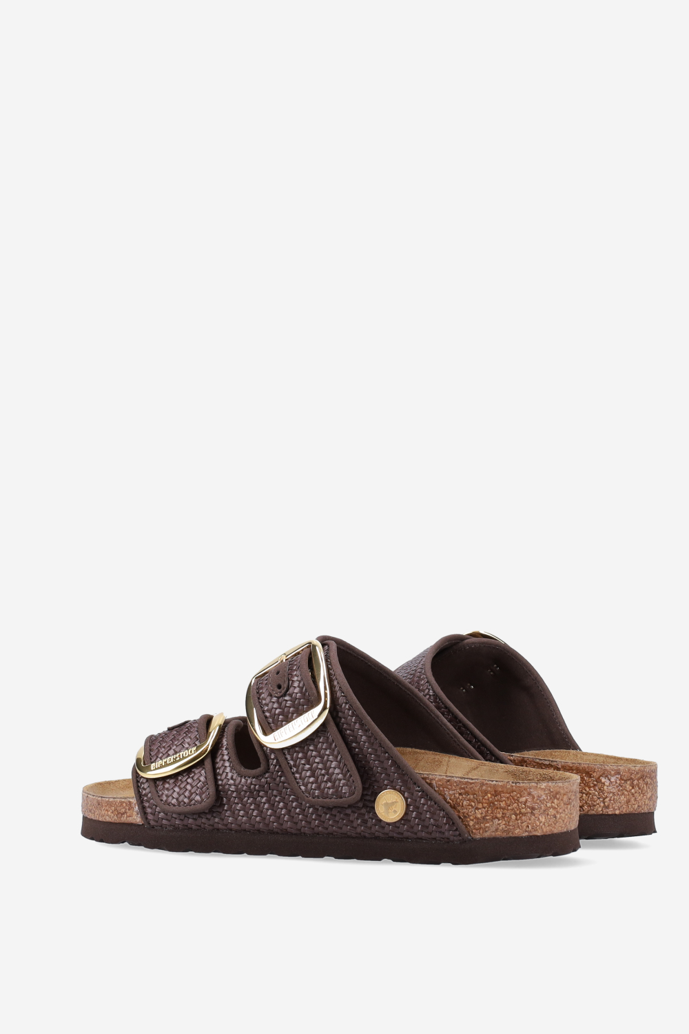 Arizona big buckle raffia sandals