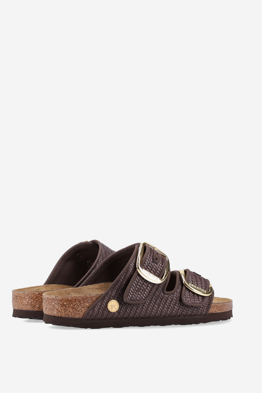 Arizona big buckle raffia sandals