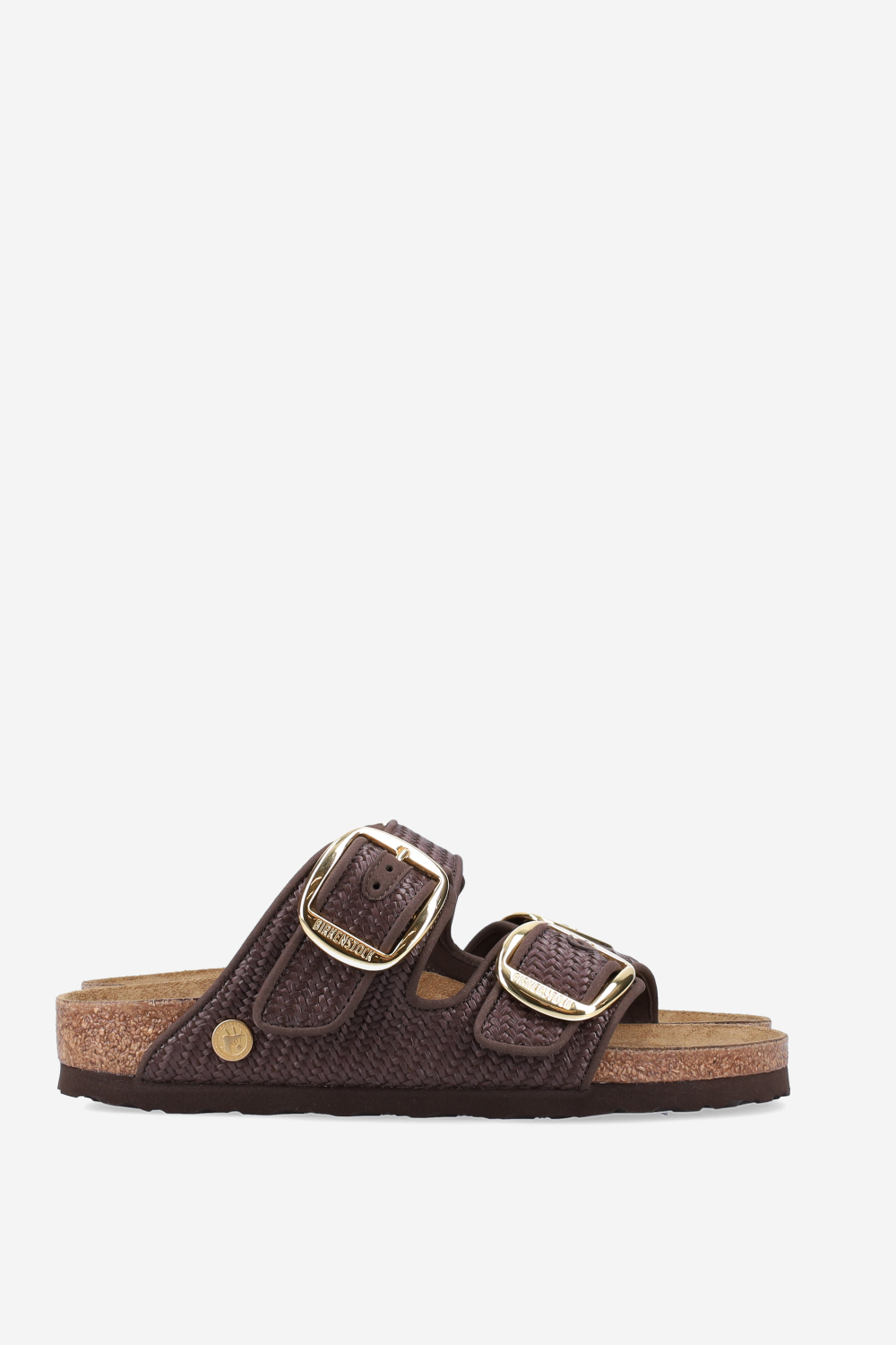 Arizona big buckle raffia sandals