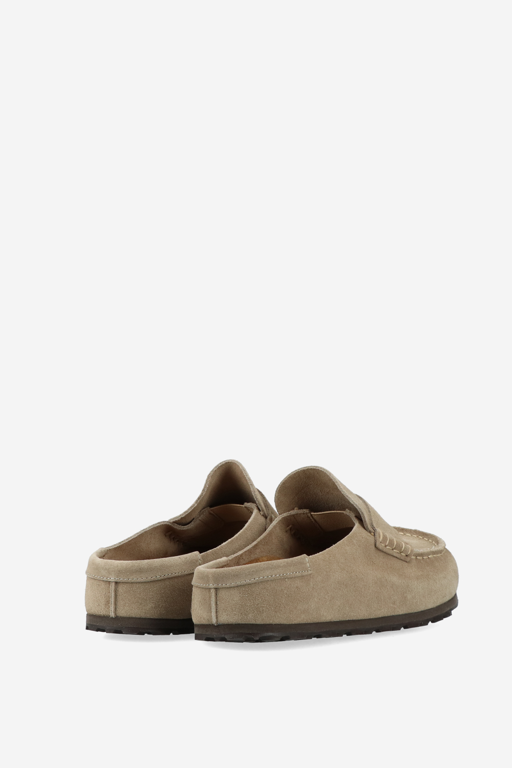 Naples wrapped suede clogs