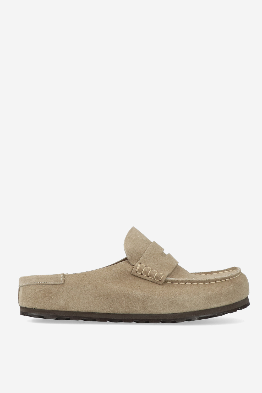 Birkenstock - Naples wrapped suede clogs