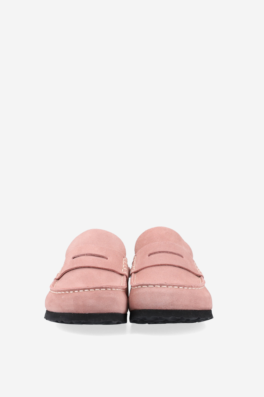 Naples wrapped suede clogs