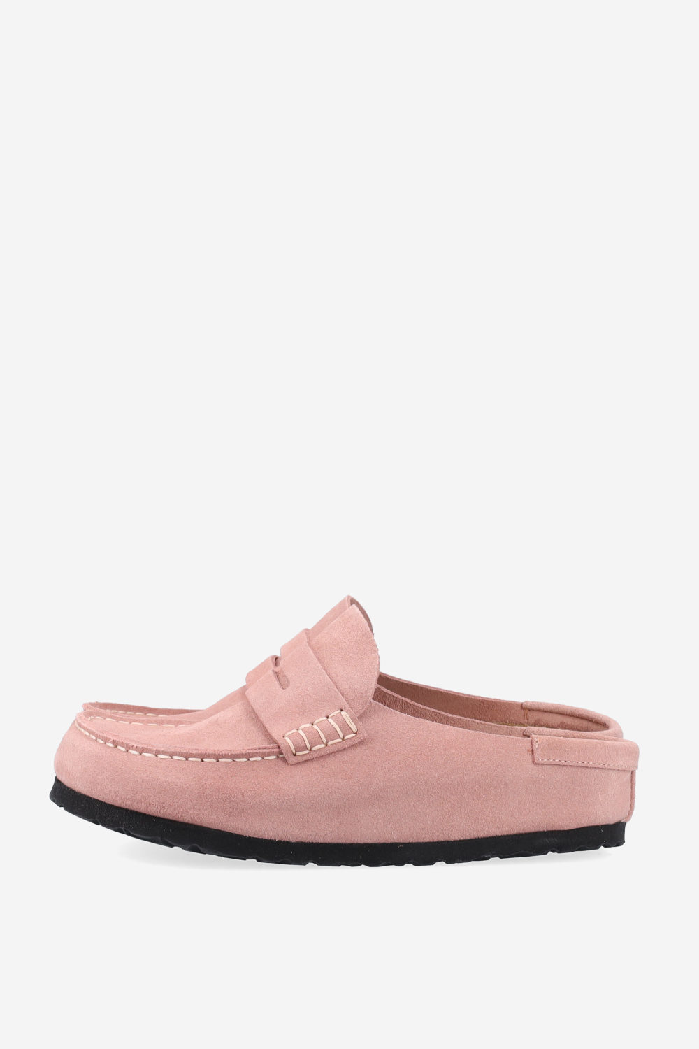 Naples wrapped suede clogs