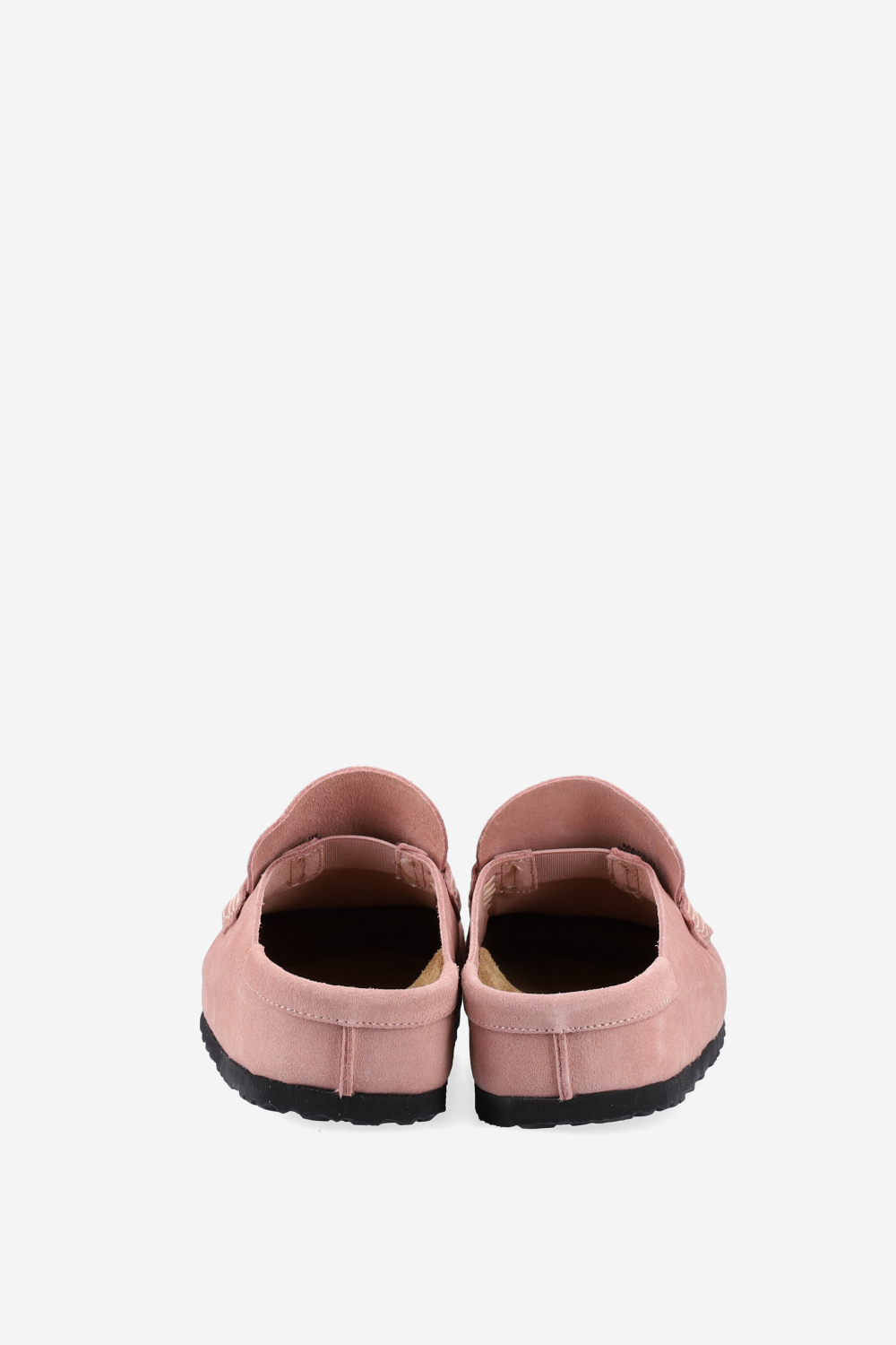 Naples wrapped suede clogs