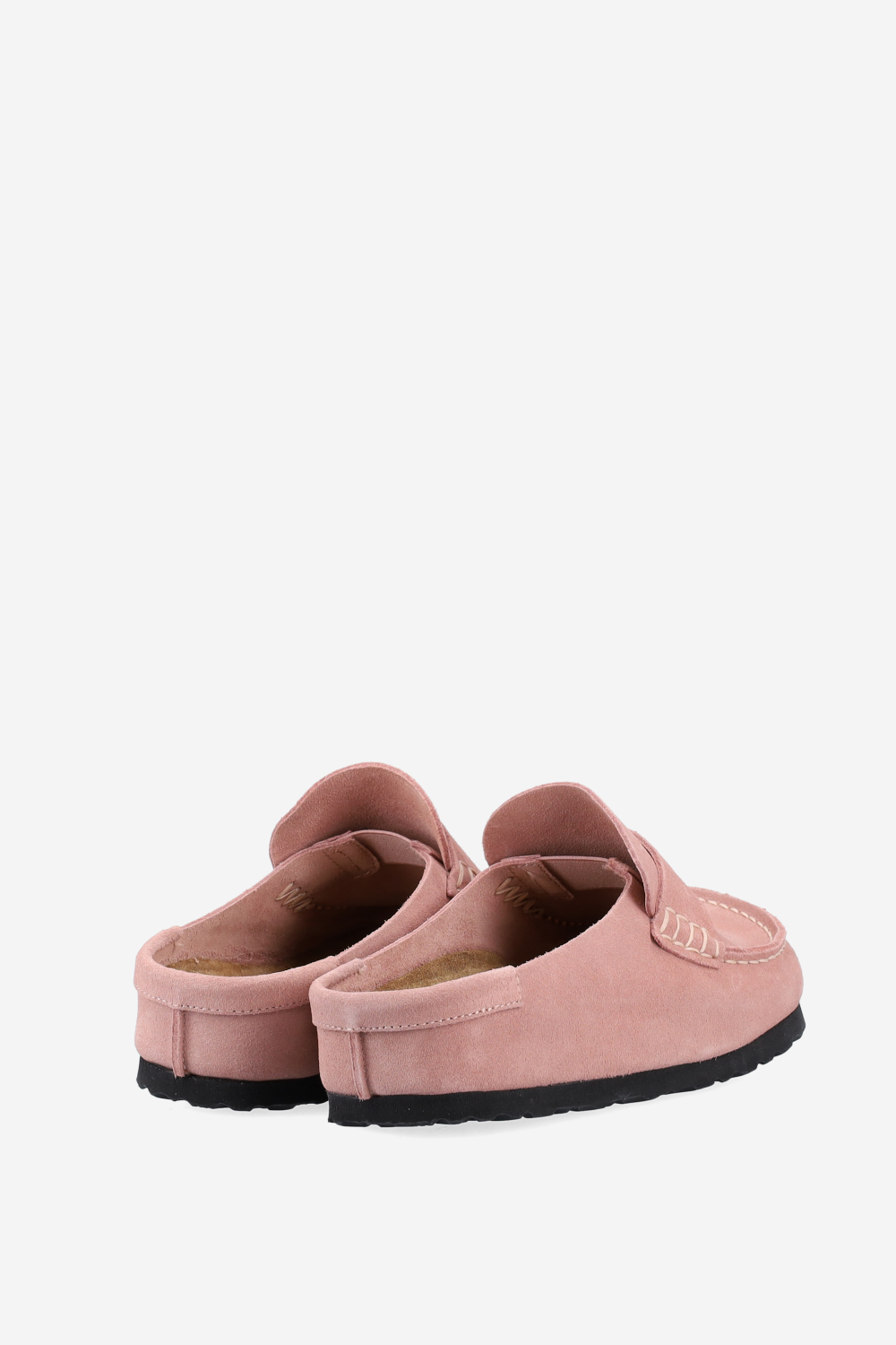 Naples wrapped suede clogs