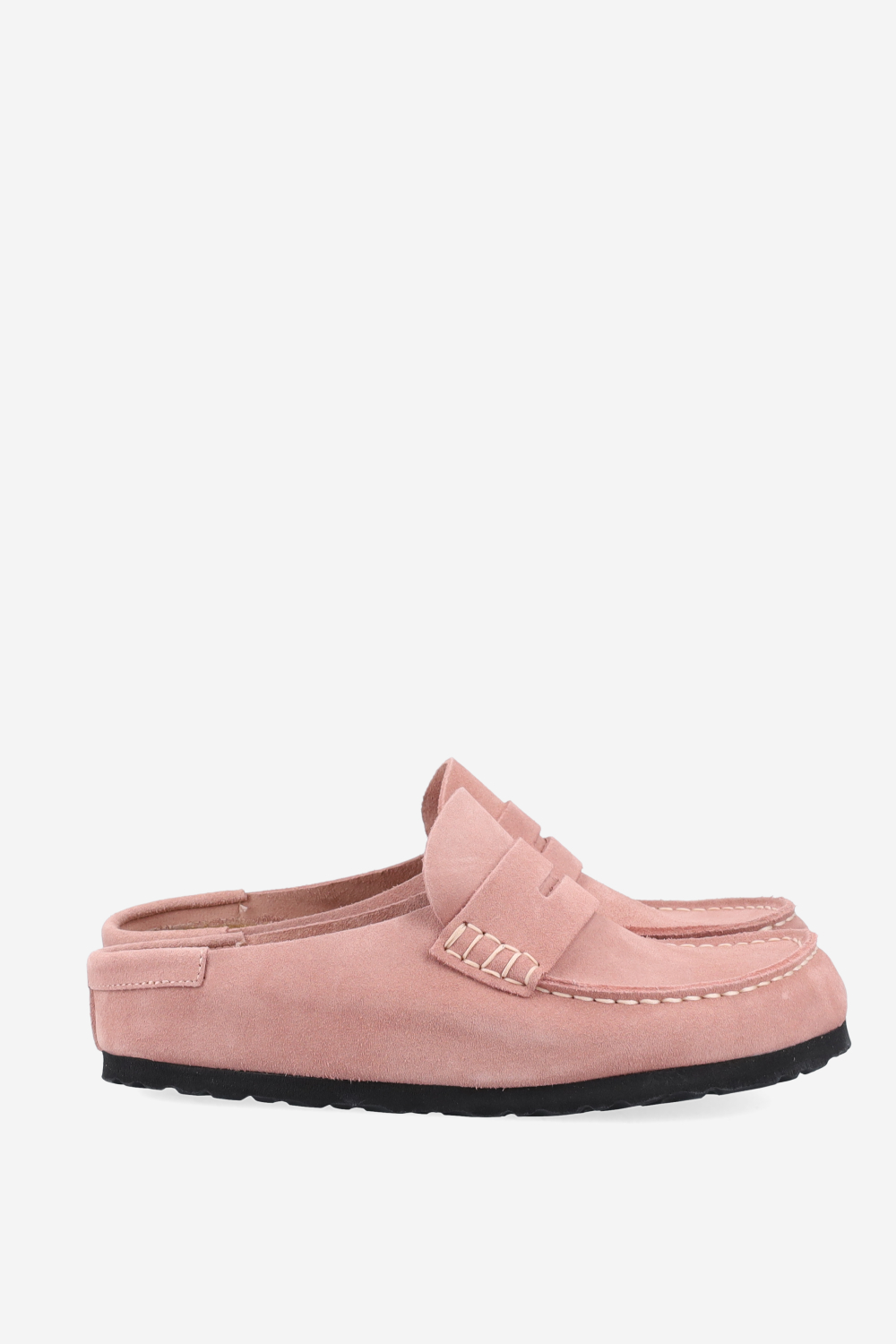 Naples wrapped suede clogs