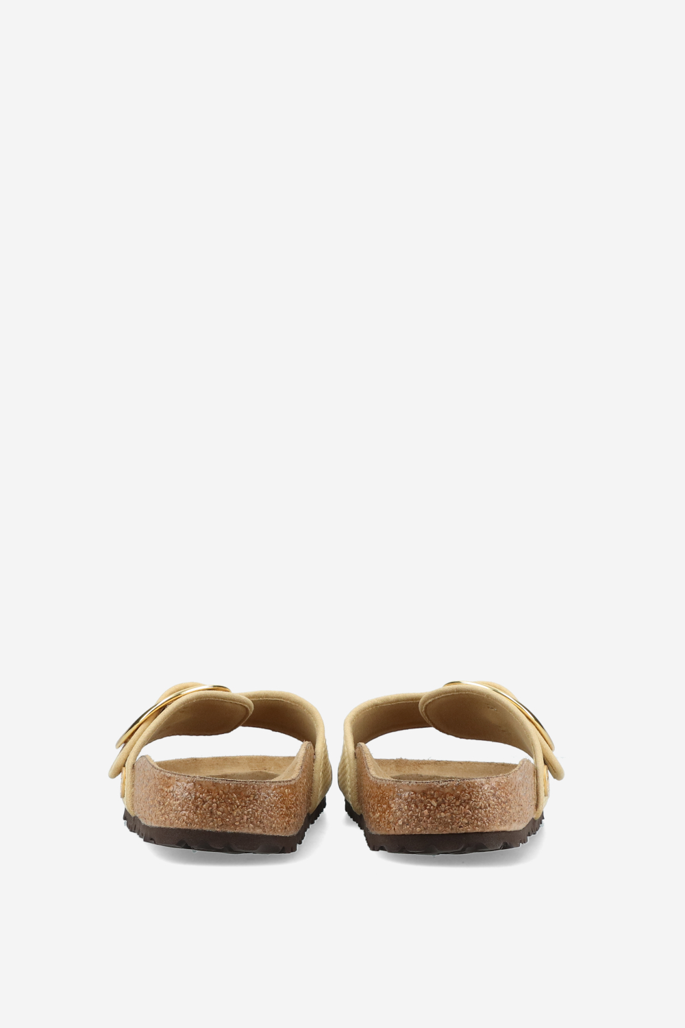 Madrid big buckle raffia sandals