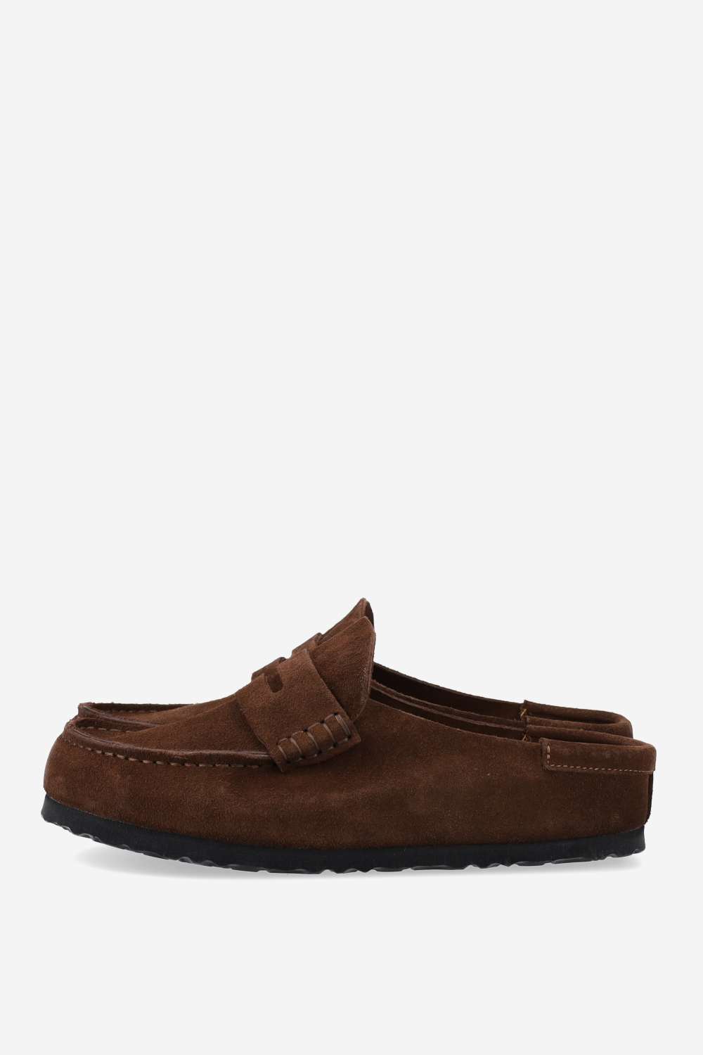 Naples wrapped suede clogs