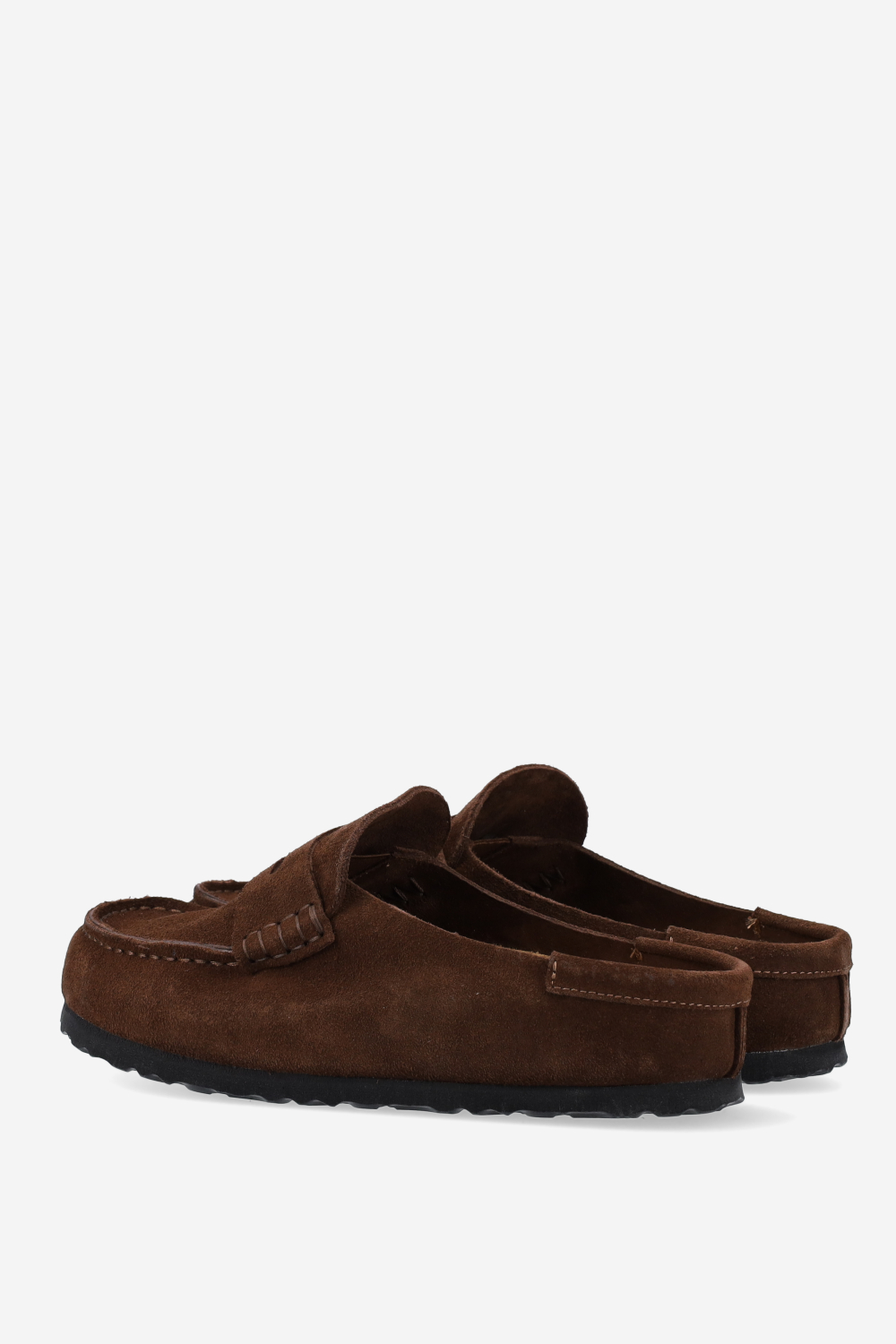 Naples wrapped suede clogs