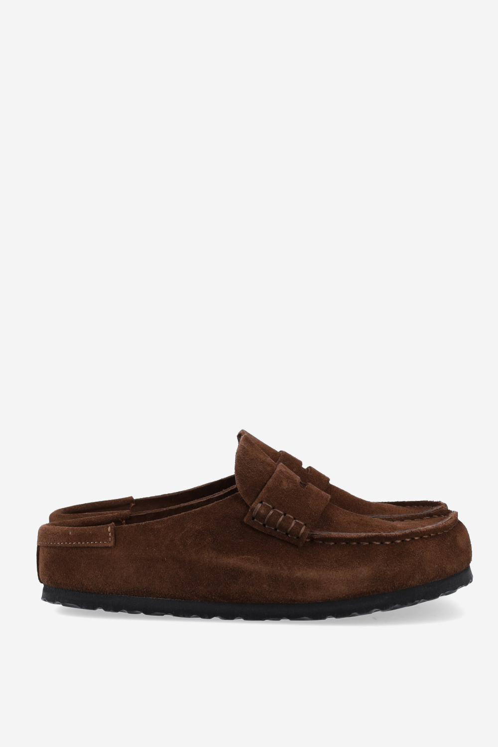 Naples wrapped suede clogs