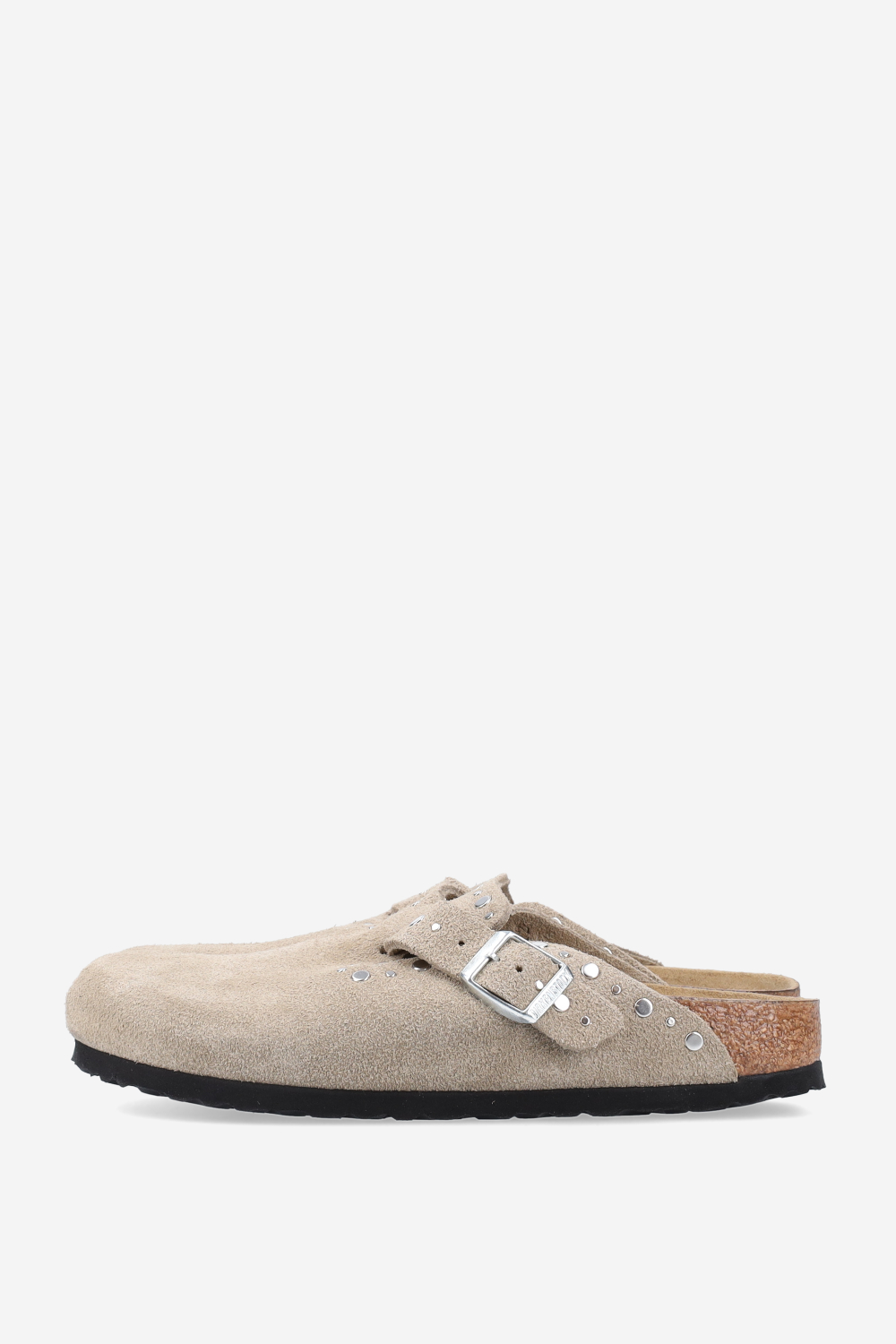 Boston rivet suede mules