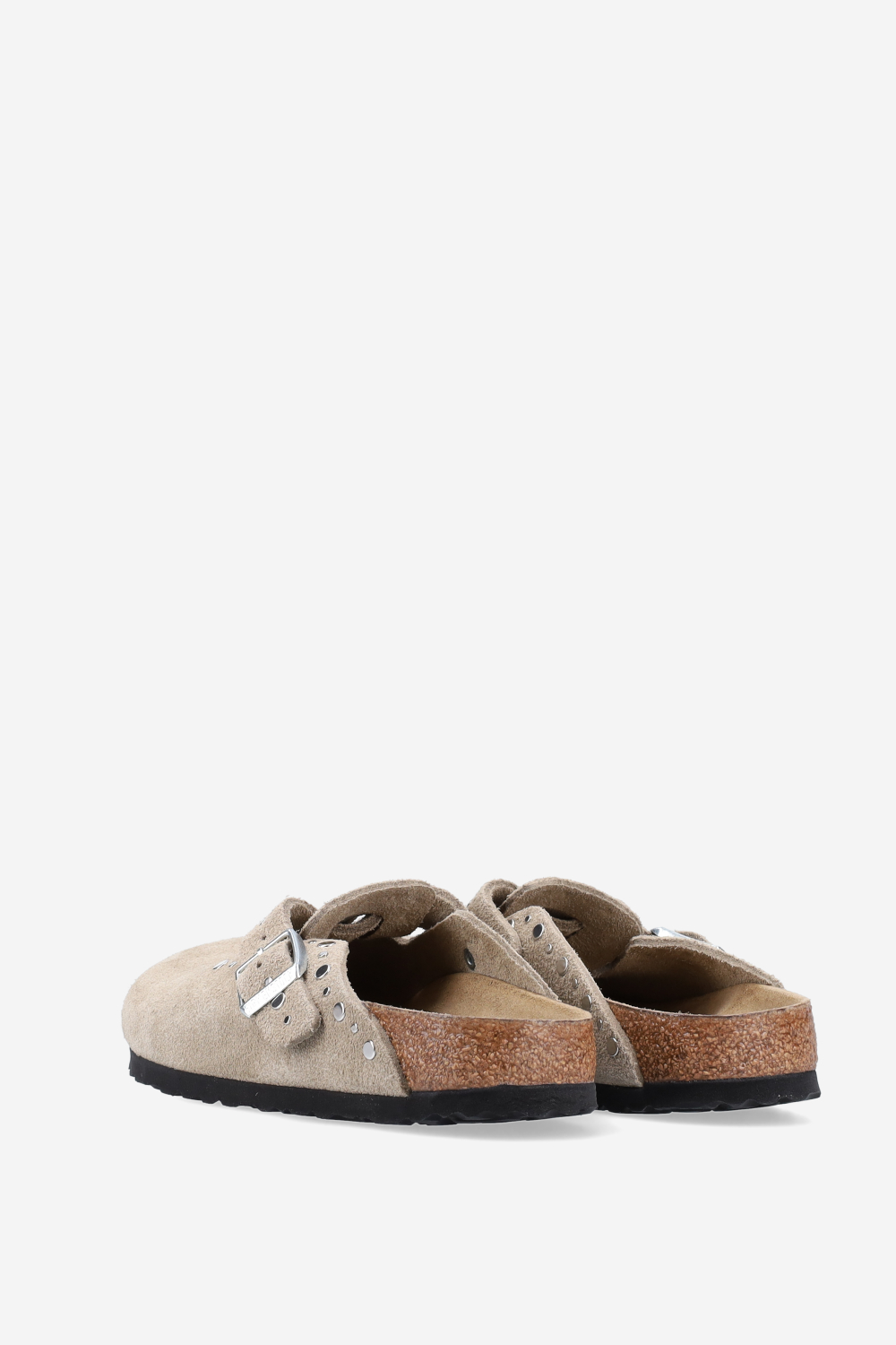 Boston rivet suede mules
