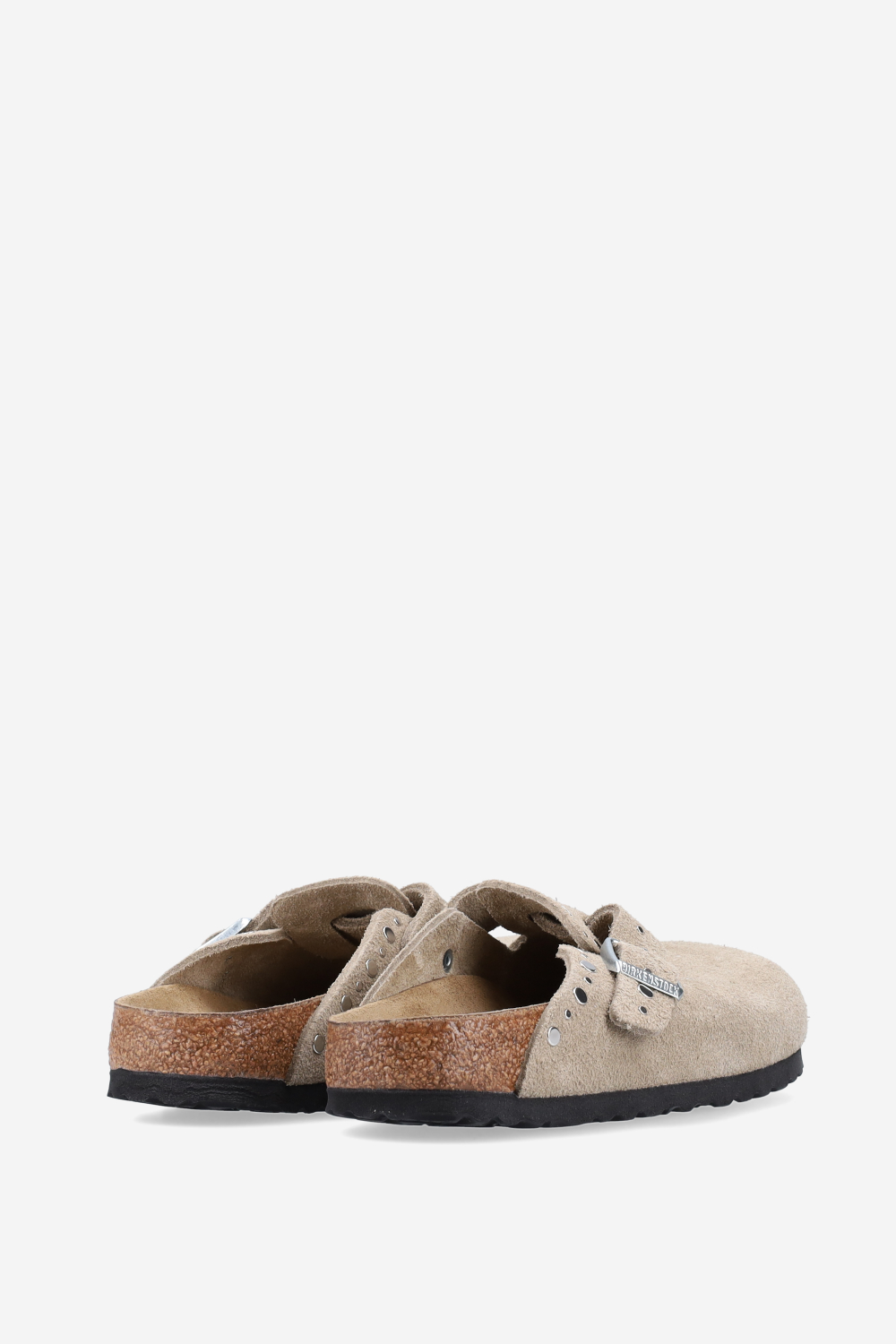 Boston rivet suede mules