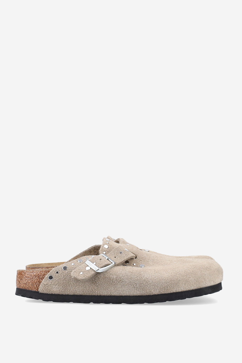 Boston rivet suede mules