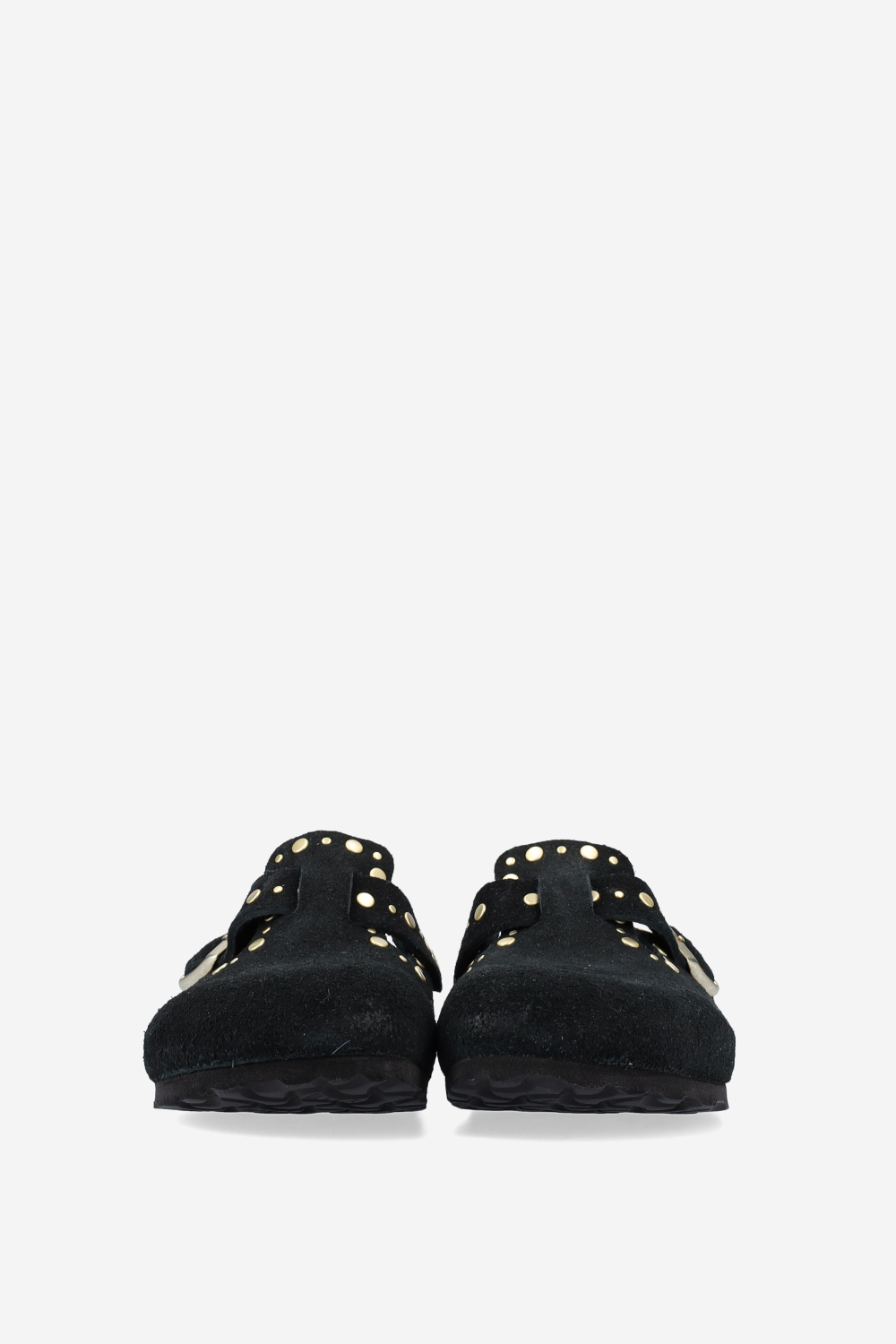 Boston rivet suede mules