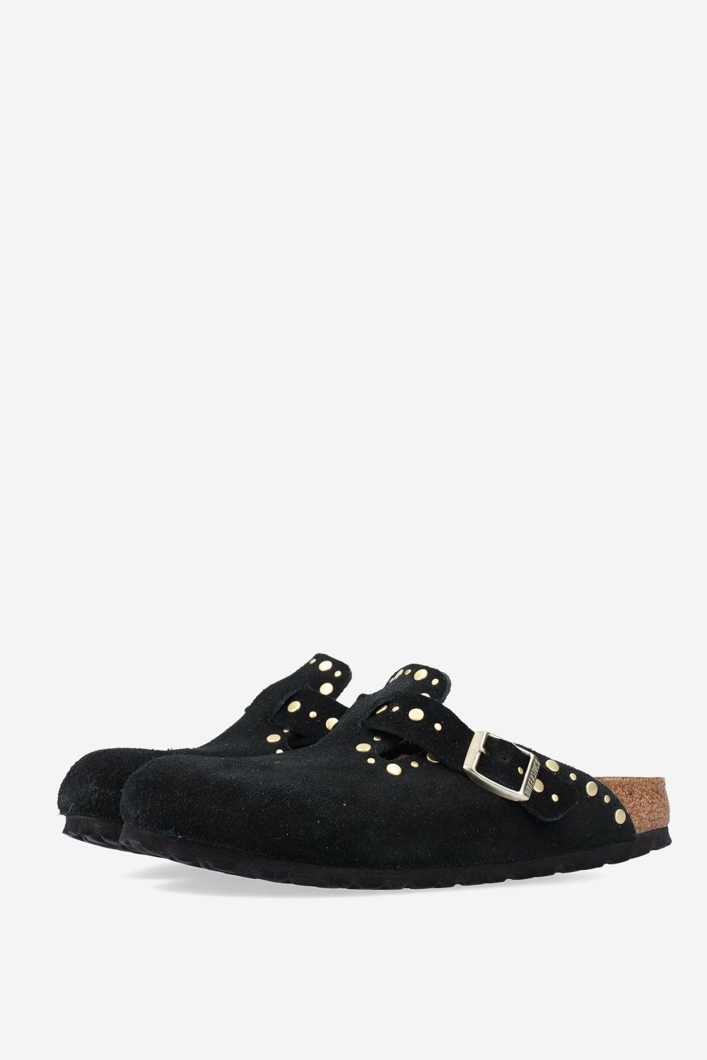 Boston rivet suede mules