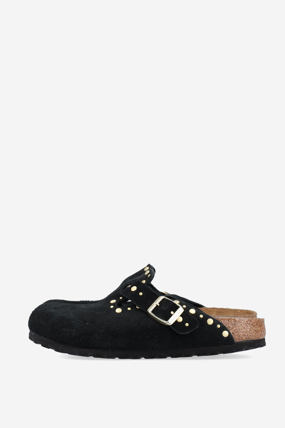 Boston rivet suede mules