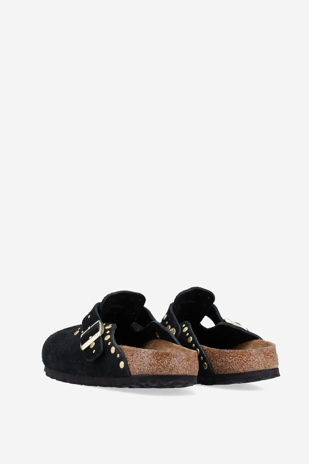 Boston rivet suede mules