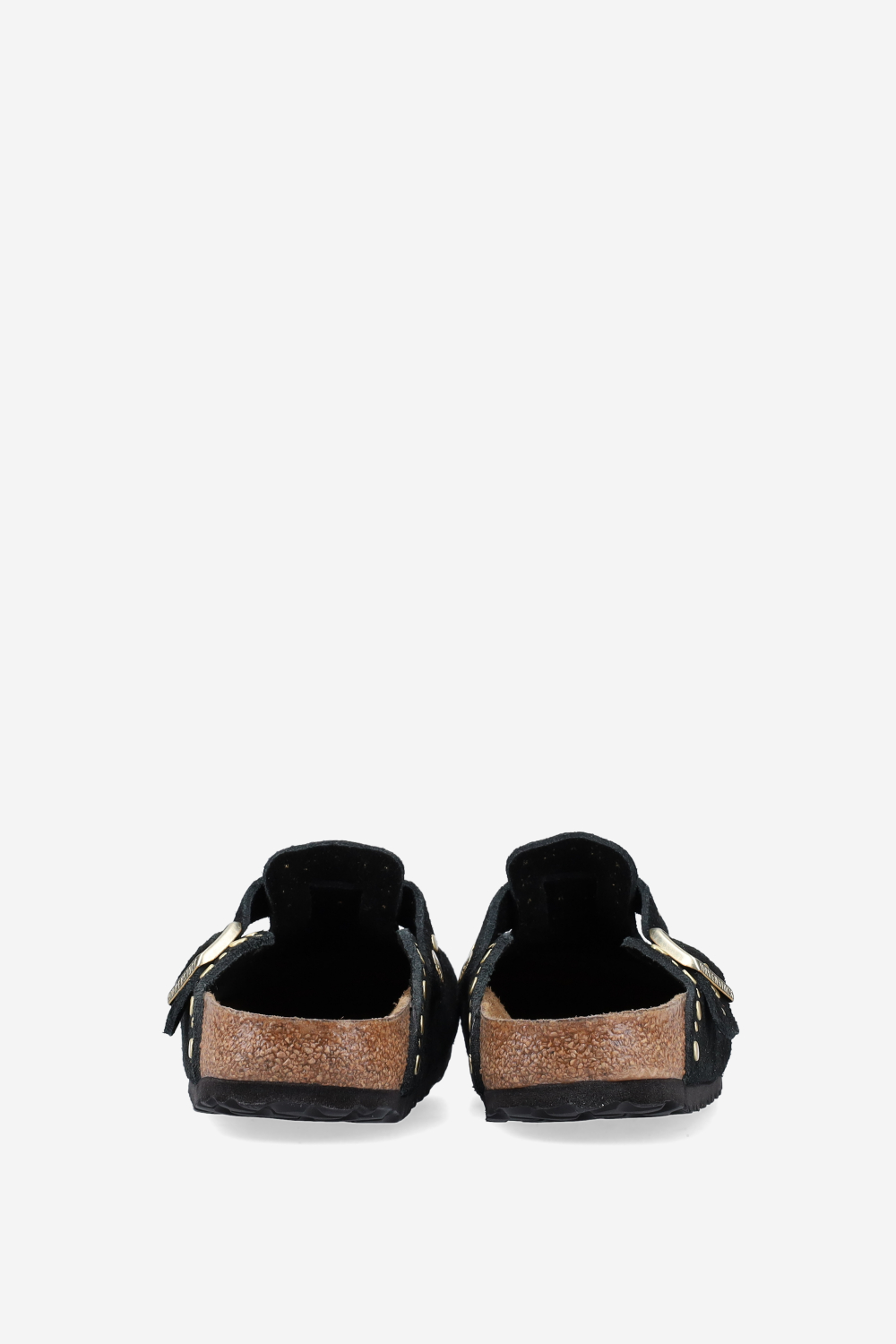 Boston rivet suede mules