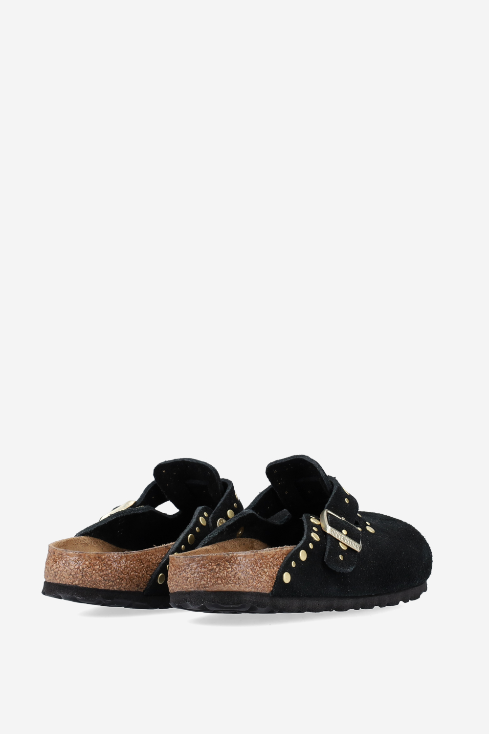 Boston rivet suede mules