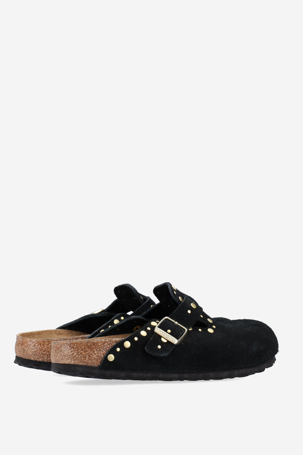 Boston rivet suede mules