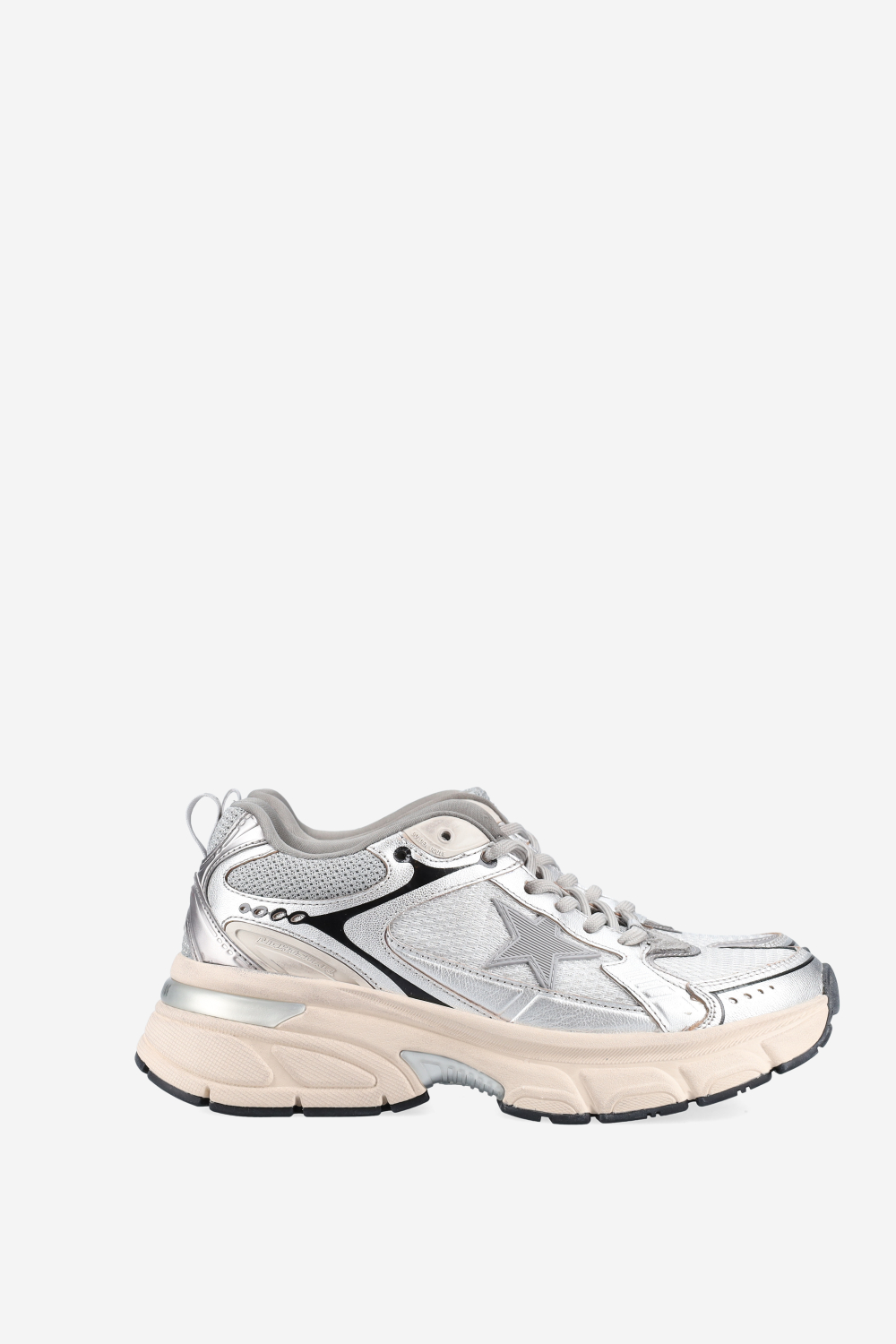 Lightstar leather/mesh sneakers