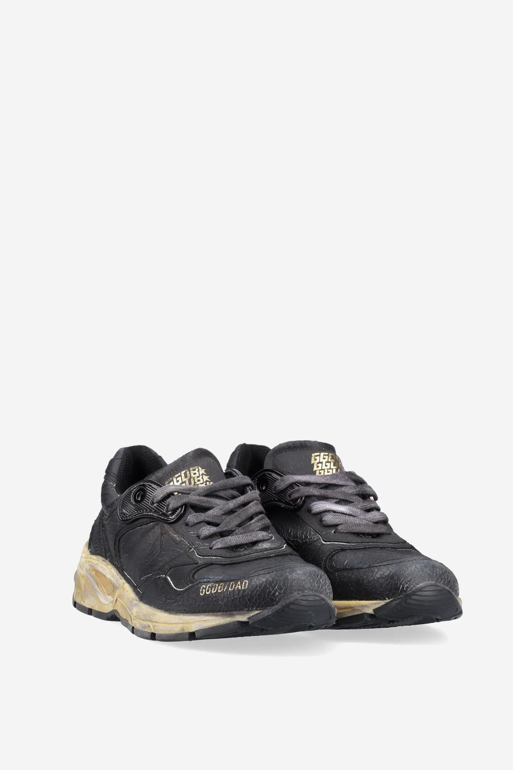 Running Dad New crack leather sneakers