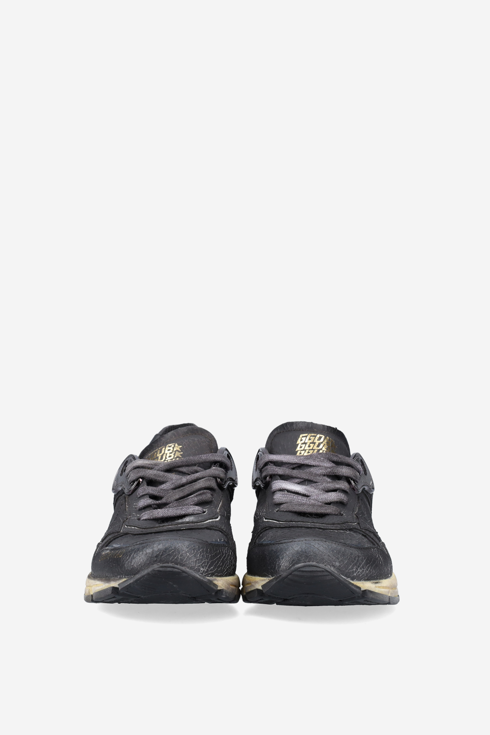 Running Dad New crack leather sneakers