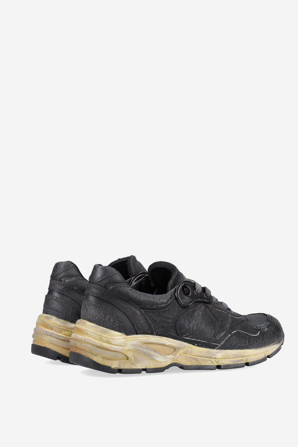 Running Dad New crack leather sneakers