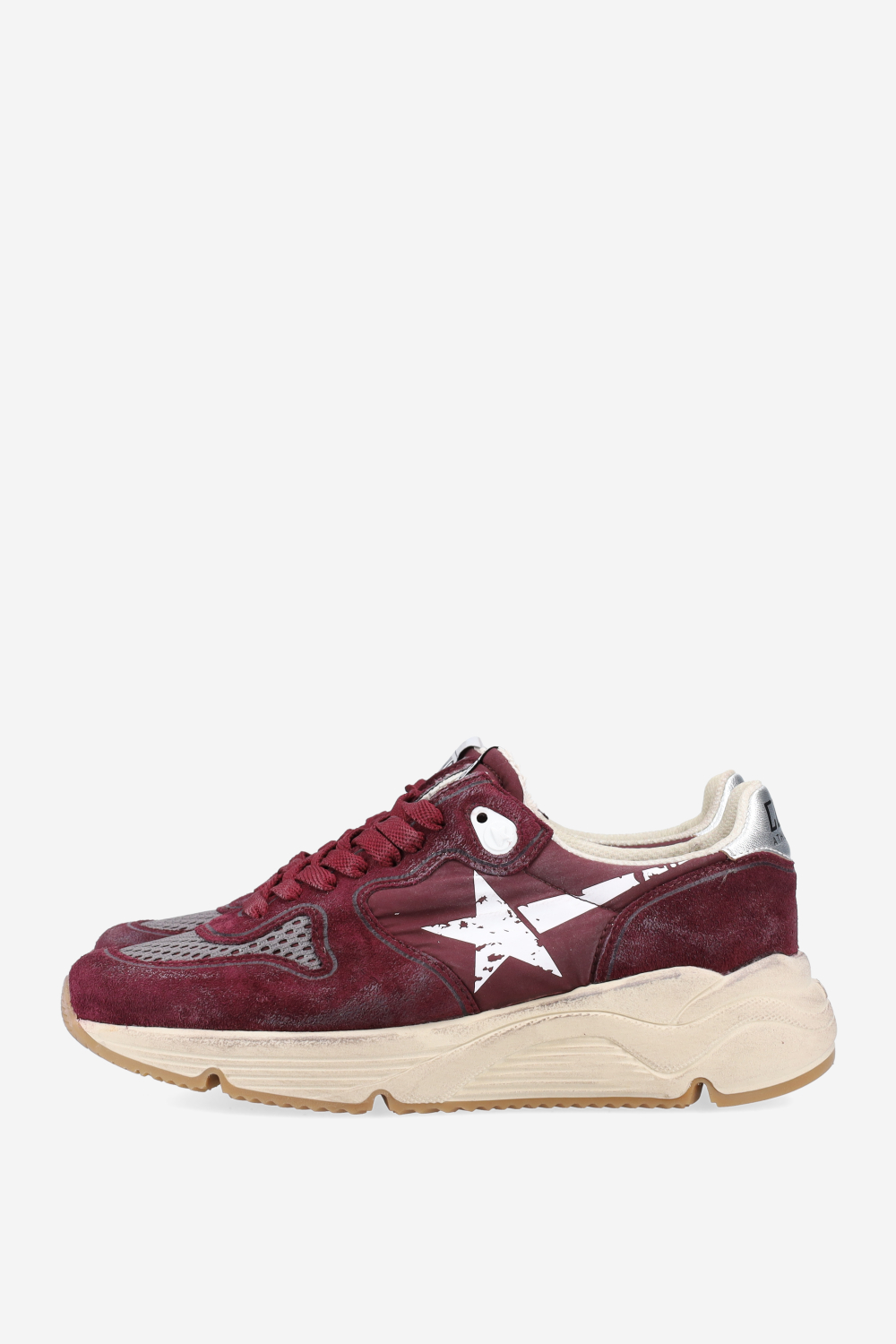 Running suede/nylon sneakers