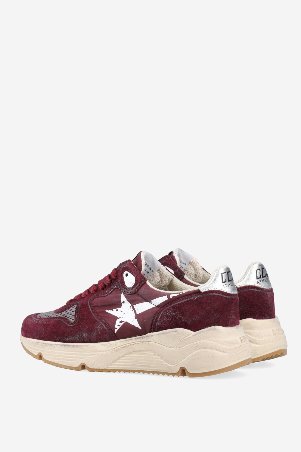 Running suede/nylon sneakers