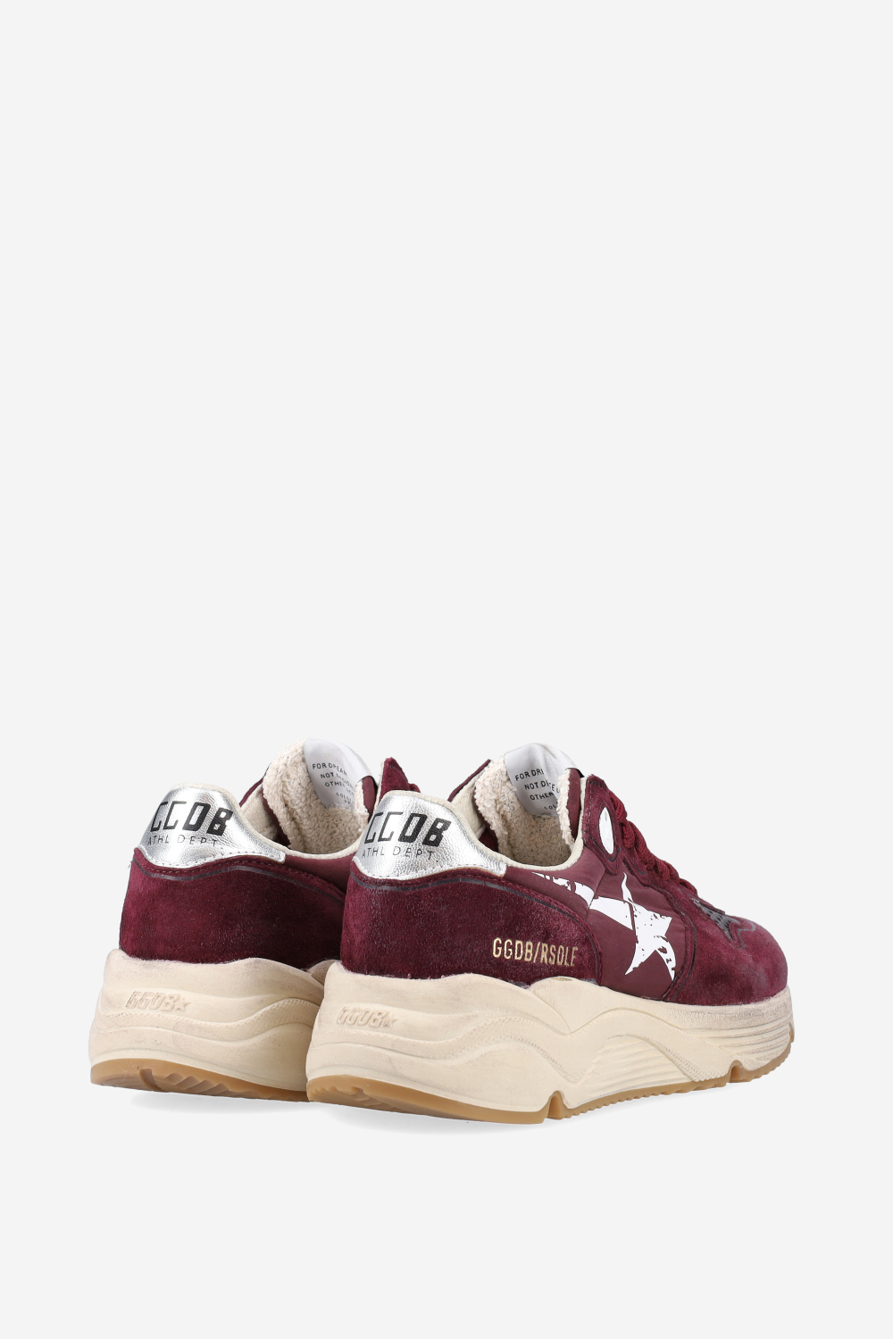 Running suede/nylon sneakers