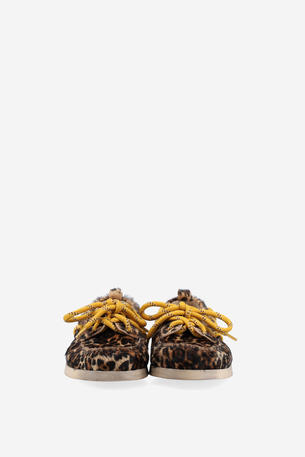 Boat ponyhair loafers