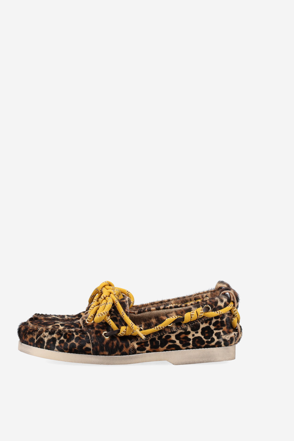 Boat ponyhair loafers