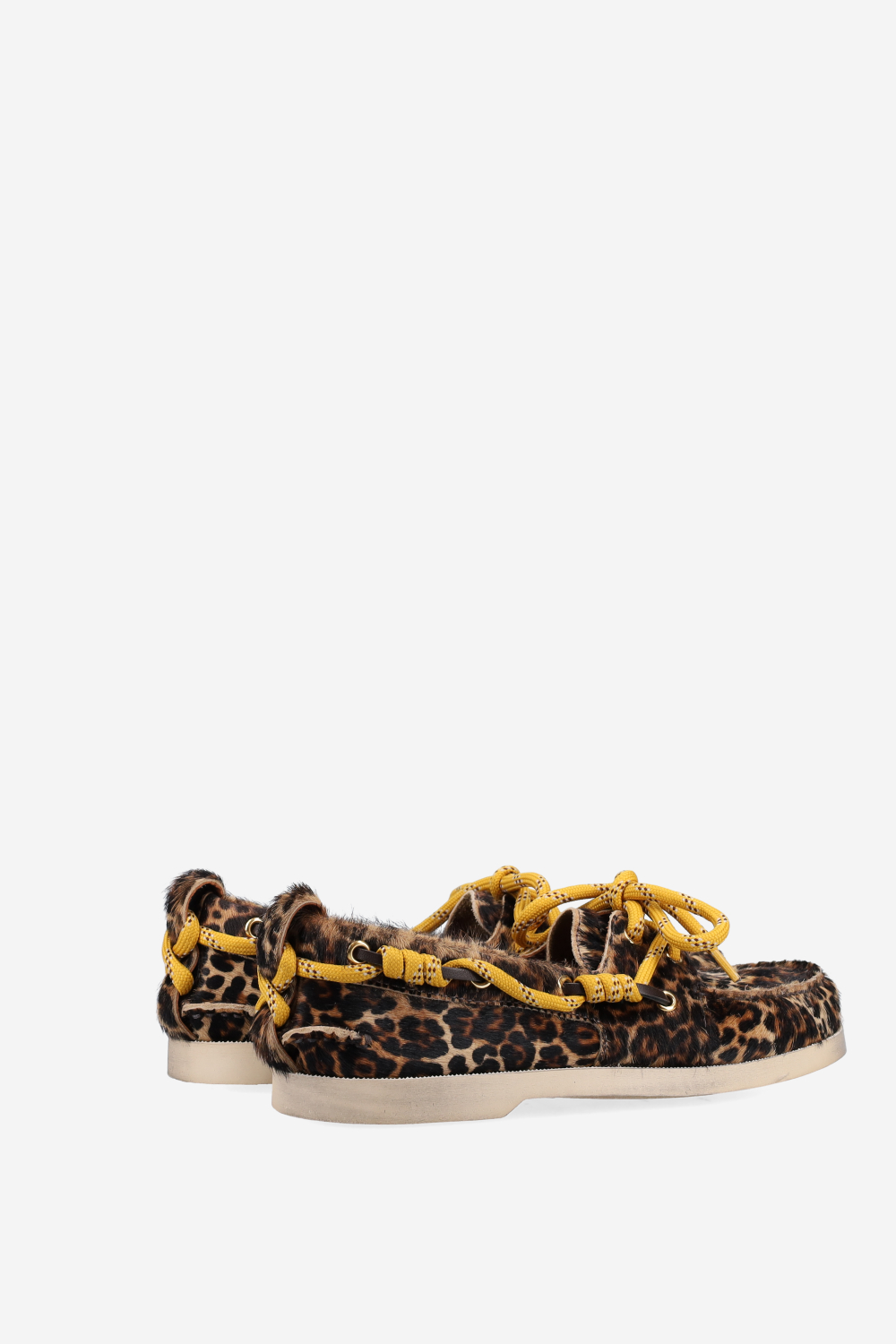 Boat ponyhair loafers