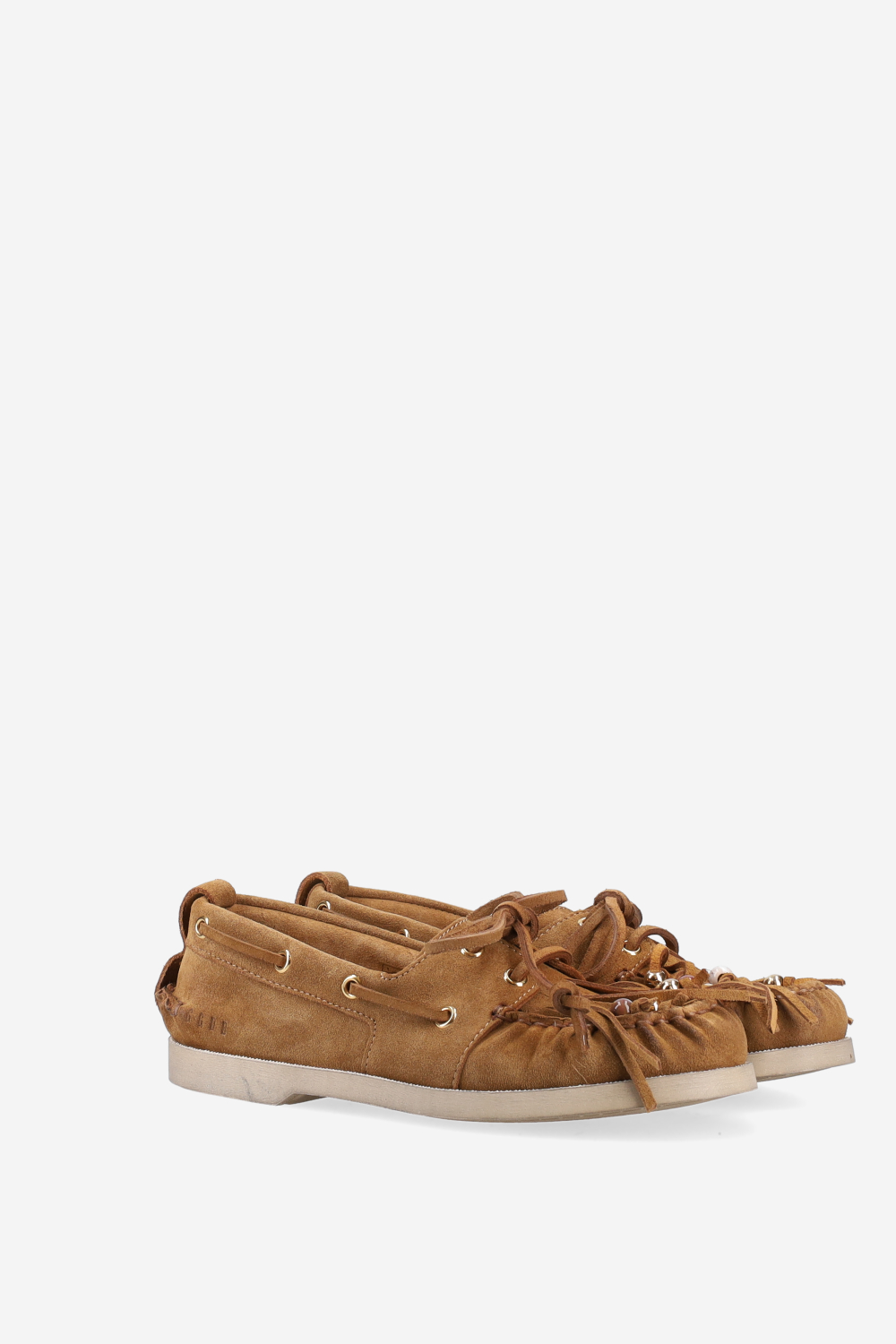 Cruise fringes suede loafers