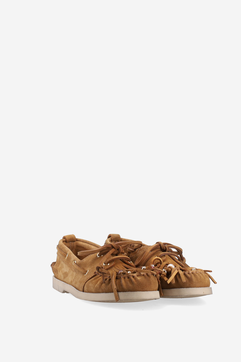 Cruise fringes suede loafers