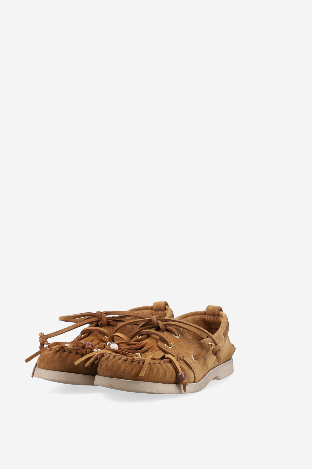 Cruise fringes suede loafers