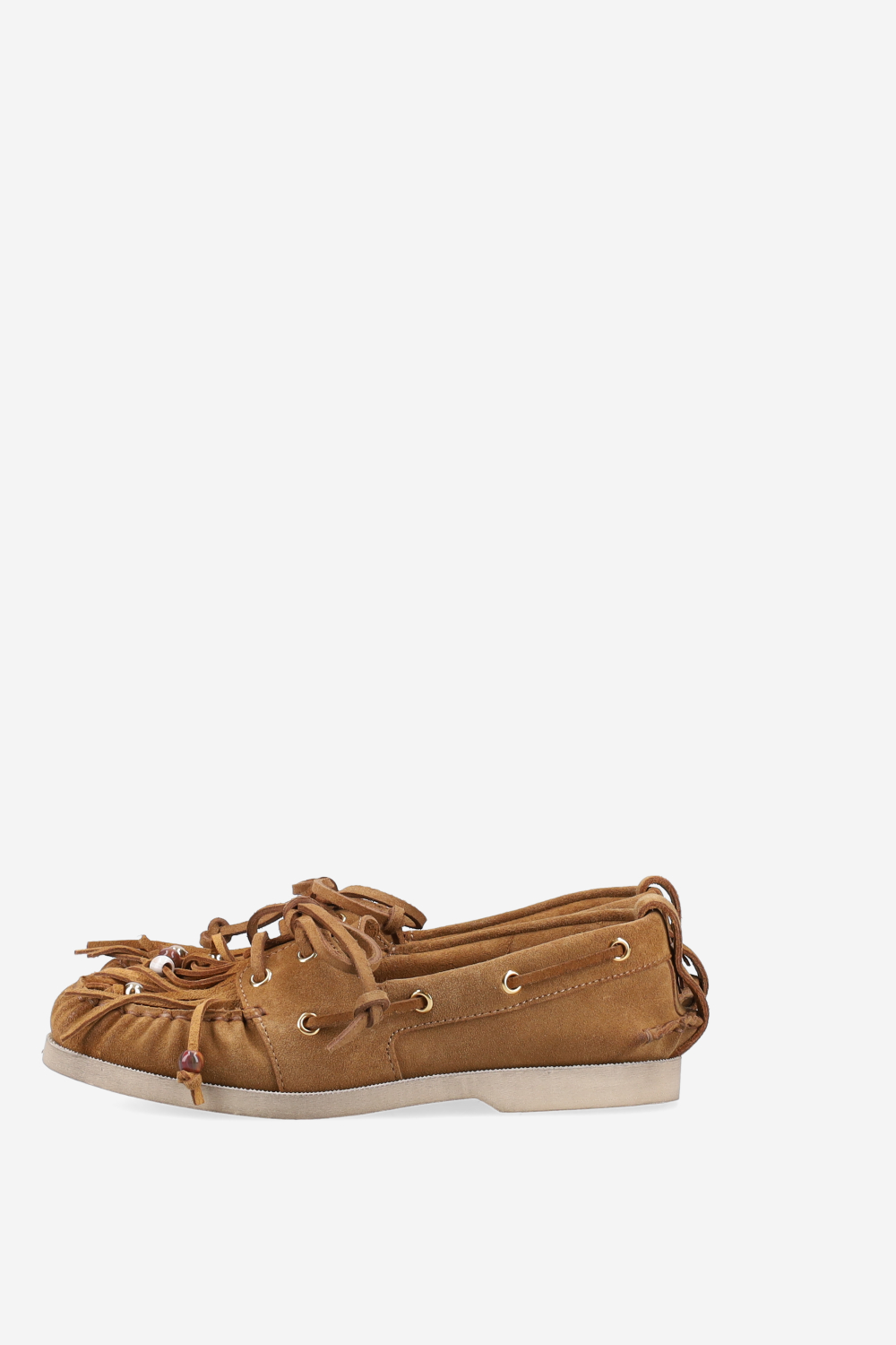 Cruise fringes suede loafers