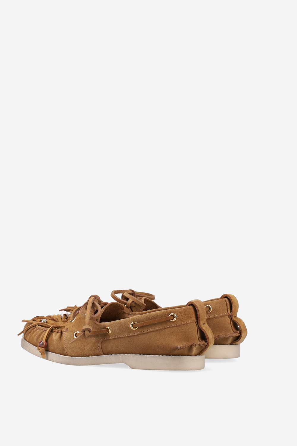 Cruise fringes suede loafers