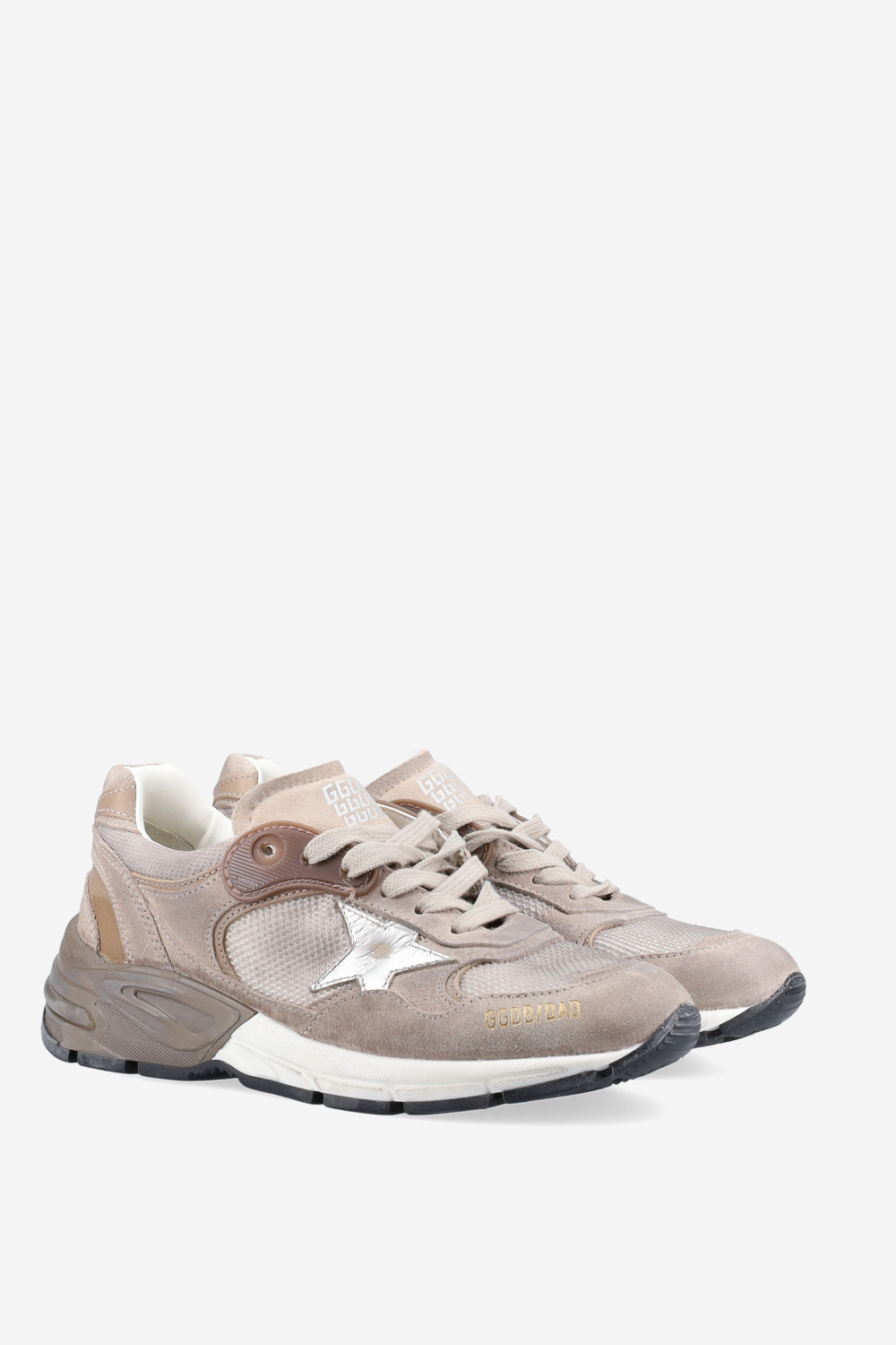 Running dad suede sneakers
