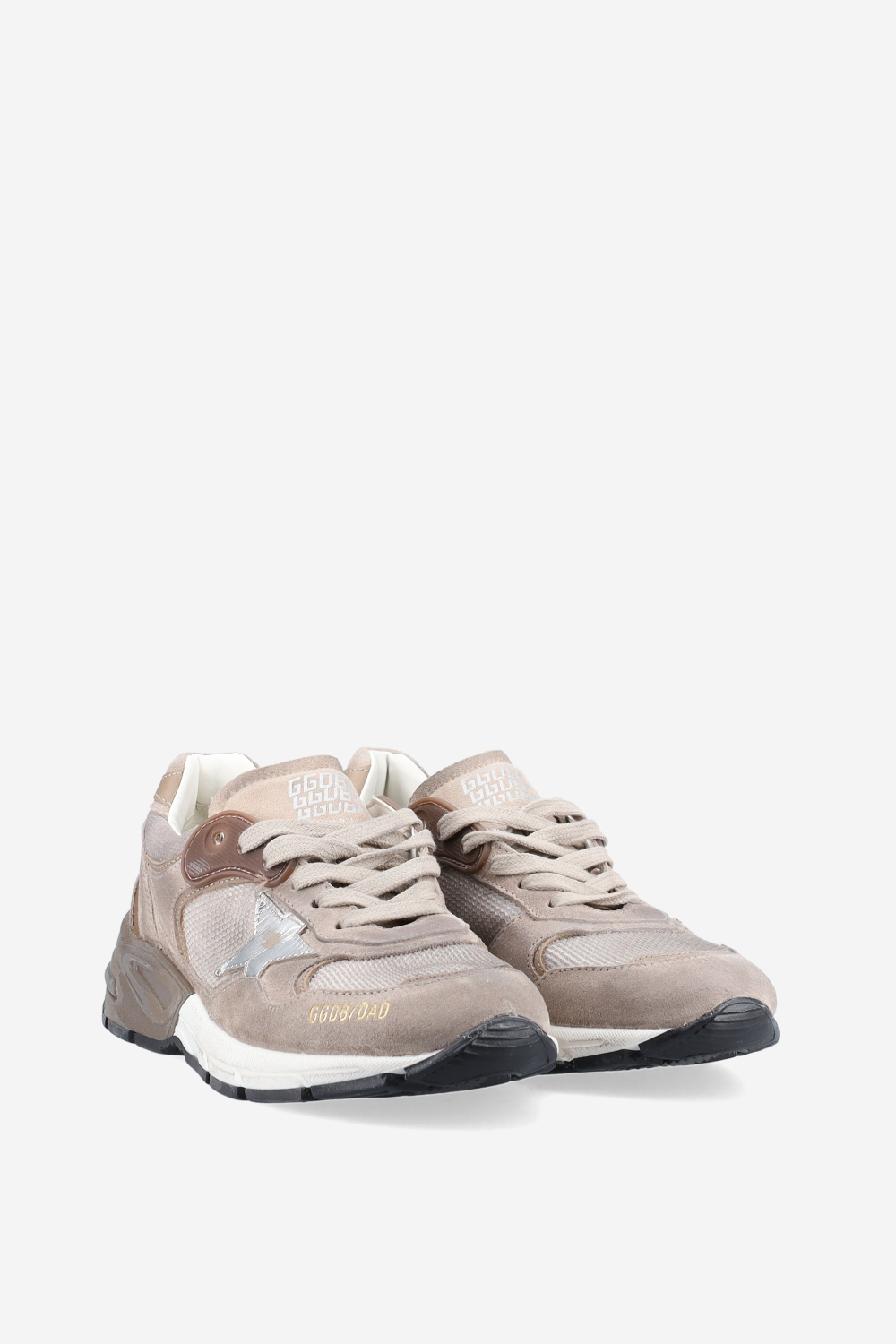 Running dad suede sneakers