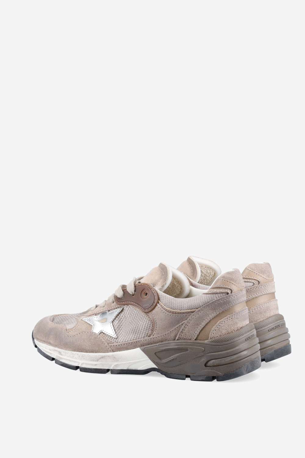 Running dad suede sneakers