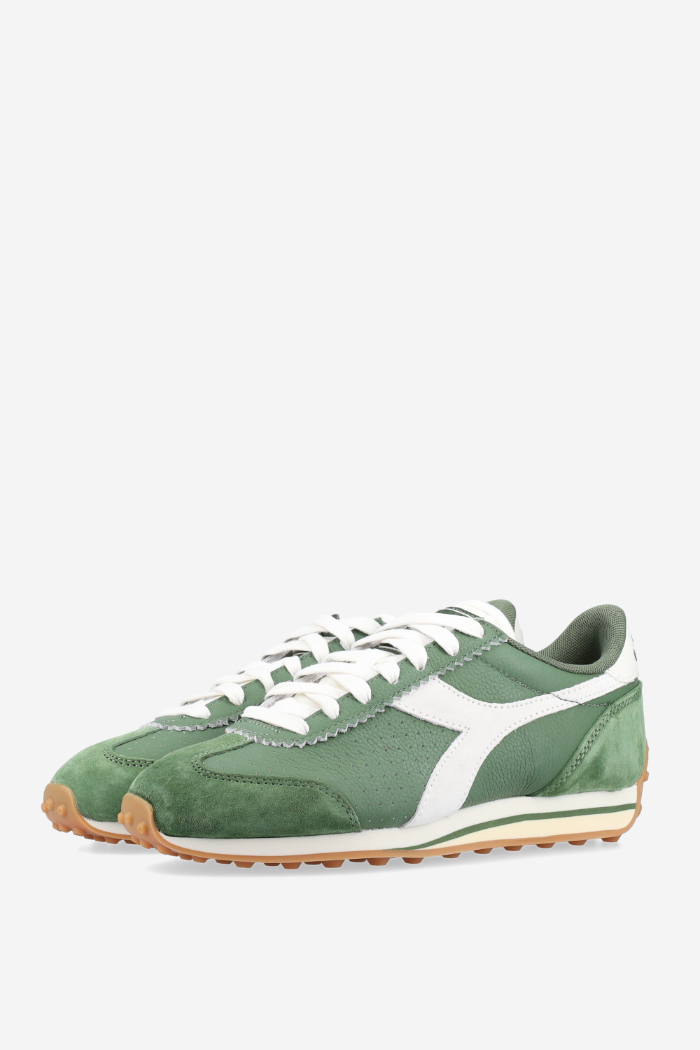 Rally Punched leather sneakers