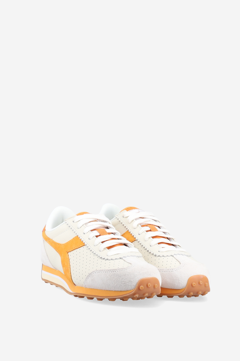 Rally Punched leather sneakers